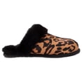 thumbnail image 4 of Ugg Womens Scuffette II Calf Hair Animal Print Slide Slippers, 4 of 8