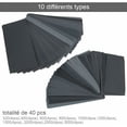 thumbnail image 4 of Precision Sanding Masterclass, Sand Paper 320-3000 Grit Assorted Wet Dry Sandpaper For Musical Instruments Finishing, Waterproof Sanding Sheets For Artistic Perfection (40 PCS), 4 of 5
