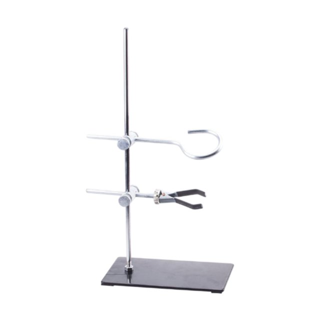 Iron Stand Base Lab Stand Set Juego práctico Jugo educativo Cuesta para el laboratorio de la química Desarrollo de inteligencia Laboratorio de física