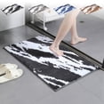 thumbnail image 1 of Ganfancp Esteras de Piso de Estilo Conciso Antideslizante Baño Absorbente Esteras de Piso Grueso Esteras de Pie de Baño Entrada Flocking Dormitorio Esteras Ofertas Del Día Sólo En Línea 1X Alfombrill, 1 of 6