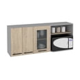 thumbnail image 4 of FSC - Certified and TSCA - Compliant - Enhance Your Room with a Beige Glass Wall Cabinet, 4 of 4