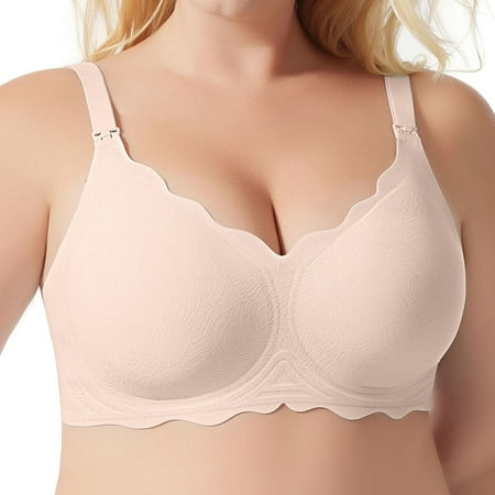 Nursing Bras for Breastfeeding  Seamless Ultra Comfort Maternity Bra  Natural Shape Pregnancy Bras for Women