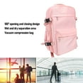 thumbnail image 3 of Vacuum Backpack Travel, 27L Expandable Vacuum Carry on Backpack with Pump, 15.6in Laptop Compression Backpacks with Compartments, Personal Item Compression Back Pack, 3 of 7