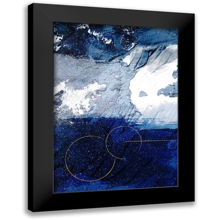 Prime, Marcus 11x14 Black Modern Framed Museum Art Print Titled - Infinity Indigo 1