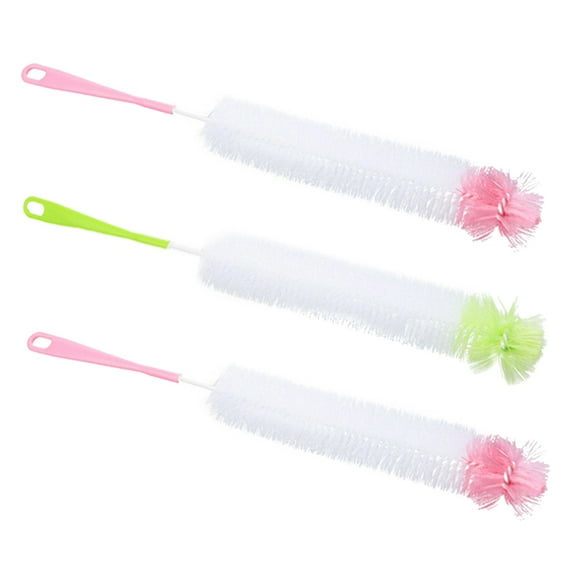 WORGEOUS 3 PCS Bathroom Cleaner Spray Dish Sponge Sponge Bottle Brush 48X5.5CM