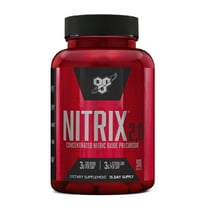 BSN NITRIX 2.0, Workout Supplement, Nitric Oxide Precursors, 90 Tablets, 30 Servings