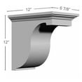 thumbnail image 2 of Ekena Millwork 6 7/8"W x 12"D x 12"H Legacy Bracket, 2 of 5