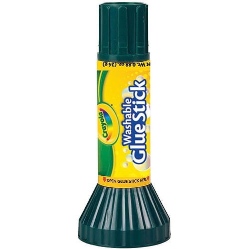 Crayola Washable Glue Stick, Clear, Bulk Glue Sticks, 12 Count