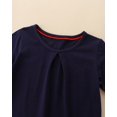 thumbnail image 3 of Vestido Hongshilian de algodón de manga larga para niñas, casual, 7T, con ratón, 3 of 7