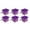 Purple#760420BB, variant on Graduation Doctoral Cap Candy Boxes, Surprise Gift Packaging Bags With Graduation Theme Design, Party Favor Storage Pouches For College Graduation Celebration, 24Pcs Set