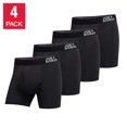 thumbnail image 1 of Joe Boxer Men's Repreve Boxer Briefs, 4-pack, Black, Large, 1 of 1