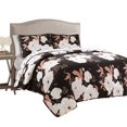 thumbnail image 2 of Lush Decor Zinnia Floral 3 Piece Full/Queen Quilt & Sham Bedding Set, 2 of 10