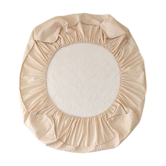 Draps de Lit en Coton Imperméables Épaissis Protège-Matelas Drap-Housse 180X200Cm 1 Pce pour l'Automne et l'Hiver