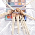 thumbnail image 4 of Premium Makeup Brushes Set Eye Shadow Foundation Women Cosmetic Powder Blush Blending Beauty Make Up beauty Tool 7PCS White, 4 of 6