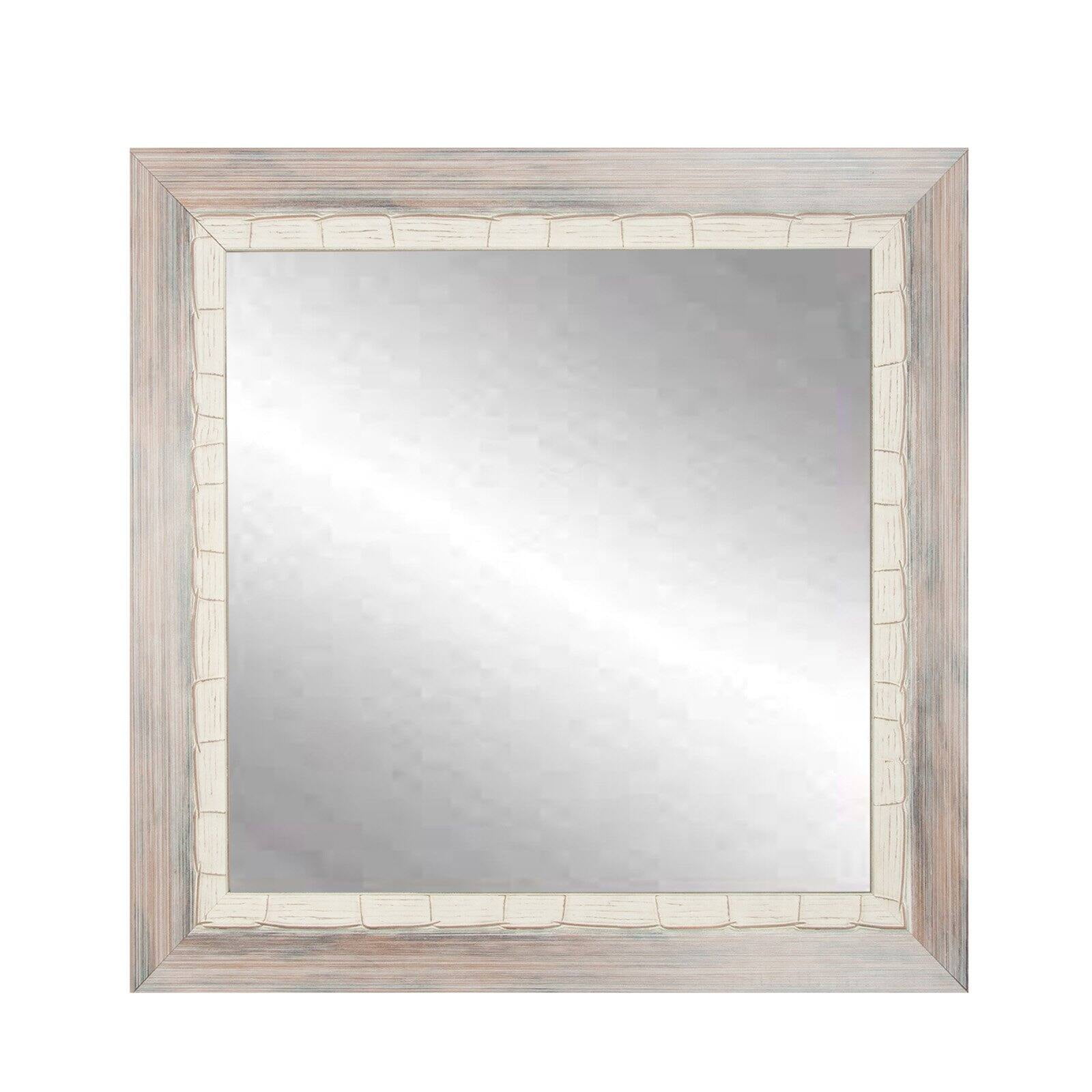 BrandtWorks Weathered Beach Square Wall Mirror