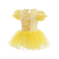 thumbnail image 2 of Bellafa Princess Onesie Romper Fancy Dress Christmas Halloween Party Tulle Dress Baby Girls Birthday Tutu Dressy Outfit with Headband 6-18M, 2 of 7