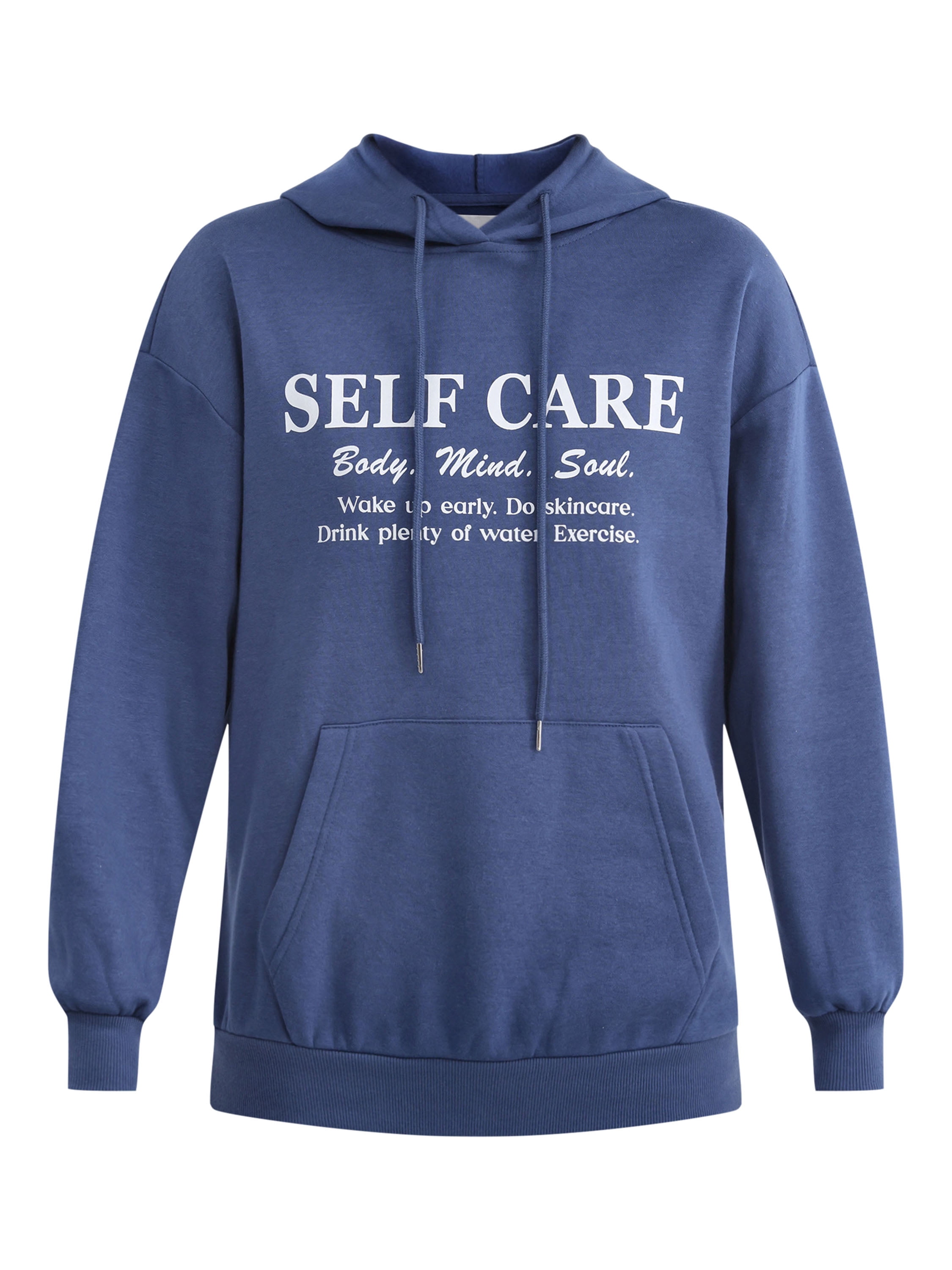 No Boundaries Oversized Printed Hoodie, Women's and Women’s Plus