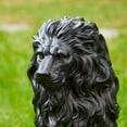 thumbnail image 6 of 20.47" Lion Statue Resin Outdoor Guardian Sculpture,Simulated Animal Decor for Villa,Garden,Park & Resort,Decoration for Home & Courtyard,Black, 6 of 7