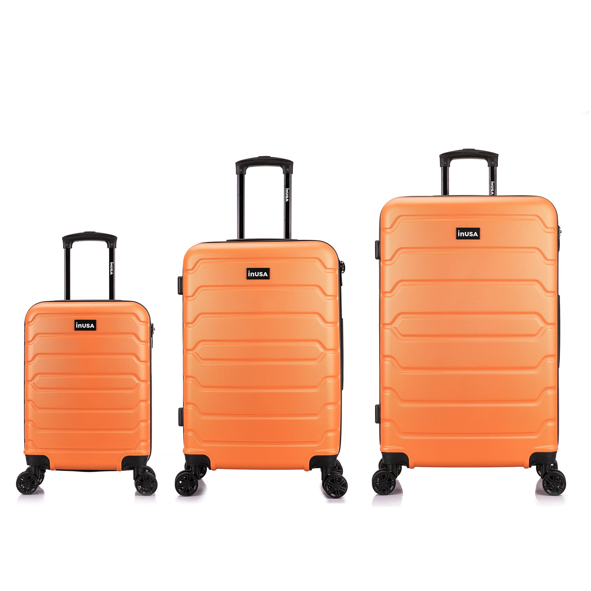 Luggage Sets, 3 Piece Hardside Luggage Set Clearance Suitcase Set with  Spinner Wheels TSA Lock 20''/24'',Blue
