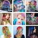 thumbnail image 4 of Juego de 10 peines de tiza temporales para dar brillo al cabello: regalo de cumpleaños para niñas de 8, 9, 10, 11 y 12 años, disfraz de Halloween, juego de rol, fiesta, el favorito de las adultas., 4 of 7