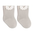 thumbnail image 2 of LYMAYTER 1 Pair ‌‌‌Child Toddler Solid Color Socks Thin for 0-5Y Girls Boys Baby Unisex Indoor Play, 2 of 8