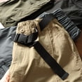 thumbnail image 4 of Men Breathable Cargo Work Pants Tapered Light Tough Multi Storage Outdoor Utility Trousers S-XL, 4 of 9