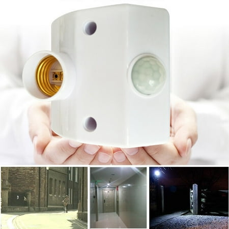 

E27 220V Infrared Motion Sensor Automatic Light Lamp Holder Switch Intelligent Light Base
