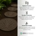 thumbnail image 6 of TierraVerde 4 Pack 18" x 18" Butterfly Round Decorative Outdoor Stepping Stones, Grey, 6 of 9