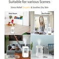 thumbnail image 6 of Cool Mist Humidifier Anti gravity Water Droplet Countercurrent Retard Pressure Anxiety 500ml Humidifier for Bedroom Easy to Clean Energy-Saving Auto Shutdown Power-off Protection with 5V2A Adapter, 6 of 6