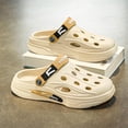 thumbnail image 4 of Mens Casual Sandals Breathable Mesh Walking Mules Sneakers Open Back Slip On Shoes Quick-Dry Slippers, 4 of 9