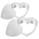 thumbnail image 4 of Molde para pasteles en forma de corazón de aluminio de 7 pulgadas con fondo extraíble, 2 unidades, ideal para San Valentín, bodas y cumpleaños., 4 of 6