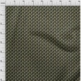 thumbnail image 3 of oneOone Viscose Jersey Dark Olive Green Fabric Chevron Geometric Craft Projects Decor Fabric Printed By The Yard 60 Inch Wide, 3 of 5
