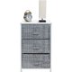 thumbnail image 5 of Sorbus Mesita de Noche con 3 Cajones: Mueble de Noche y Mesa Auxiliar Decorativa, Torre de Almacenamiento para el Hogar, Accesorios de Recámara, Oficina, Residencia Universitaria, Estructura de Acero,, 5 of 6
