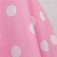 thumbnail image 6 of Cavosen Womens 1950s Dresses Cocktail Party Dresses Vintage Retro Polka Dots Midi Tea Dress Short Sleeve Knee Length Dress V-Neck Shawl Collar A Line Dress Princess Evening Prom Gown, 6 of 7
