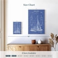 thumbnail image 3 of Elephant Stock Sail Boat Patent Blue Wall Art - Vertical Canvas Wall Art - Living Room Wall Decor - Patent Canvas - Blue And White Decor - 16" x 24", 3 of 4
