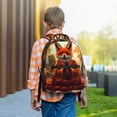 thumbnail image 6 of Honeii Maple Leaf Meditating Fox Print Backpack for School,15.6 inch Laptop Back Pack for High School and College Students, Waterproof Computer Bookbag-One Size, 6 of 6