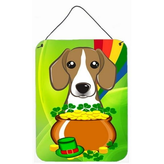 Beagle St. Patrick's Day Wall or Door Hanging Prints
