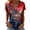 Y-634 Red, variant on Red Women Casual Tshirts Short Sleeve Tops Tee for Women Crewneck V Neck Spandex Star Letter Graphic Summer Fall Tee Shirt 2026 Clothing Trendy L