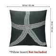 thumbnail image 4 of Fenyluxe Coastal Pillow Covers 2pcs Seafoam Blue Starfish Throw Pillow Covers Beach Pillowcase Nautical Decor for Indoor Outdoor Home Sofa Bedroom Living Room White, 4 of 7
