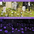 thumbnail image 6 of Halloween Decorations Outdoor Solar Scary Eyeball Lights,2PACKS 12LED Green Eyeball Swaying Firefly Lights,Waterproof Solar Halloween Path Lights for Yard/Garden/Lawn/Party Decor, 6 of 7