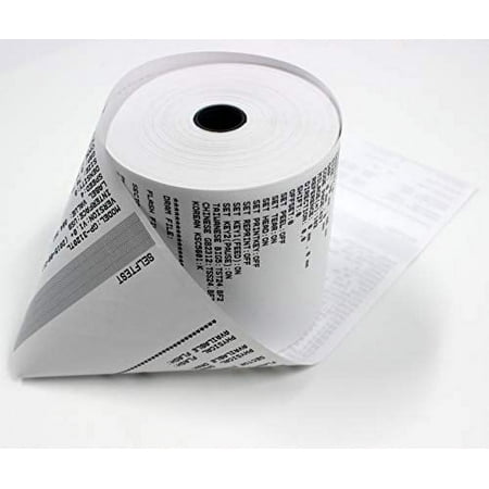 (12 Rolls) 2 5/16" x 400' thermal receipt paper rolls (ID-71MM - OD-84MM) Dresser Wayne Gas System/Island Printer, Pay-At-The-Pump, Dresser Wayne Receipt Paper, Dresser Wayne Therm