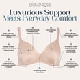 thumbnail image 2 of Dominique Marlena Seamless Shaping Bra #7500 – Full Figure Comfort Bra with Lift Assist Cups -Lingerie for Women, 2 of 6