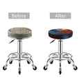 thumbnail image 5 of Daiia Red And Blue Fire Dragon E Stool Covers Round,Round Bar Stool Covers Waterproof Bar Chair Covers Washable Stool Cushion Slipcover for 12-14 Inch Chair-13 inch, 5 of 7