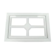 Garage Door Window Cross W/Diamond Paintable 1 Size