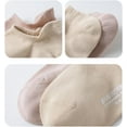 thumbnail image 6 of Ankle Socks for Women Pure Cotton No Show Socks Womens with Heel Tab Color Low Cut Soft 5 Pairs 4-8.5, 6 of 7