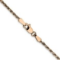 thumbnail image 4 of 14K Rose Gold 1.8mm D/C Machine-Made Rope Chain (30 X 1.8) Made In India r014-30, 4 of 5