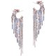 thumbnail image 1 of WASHWEPE 1Par Pendientes Colgantes Multicolor Con De En Metal Para Mujer, 1 of 6