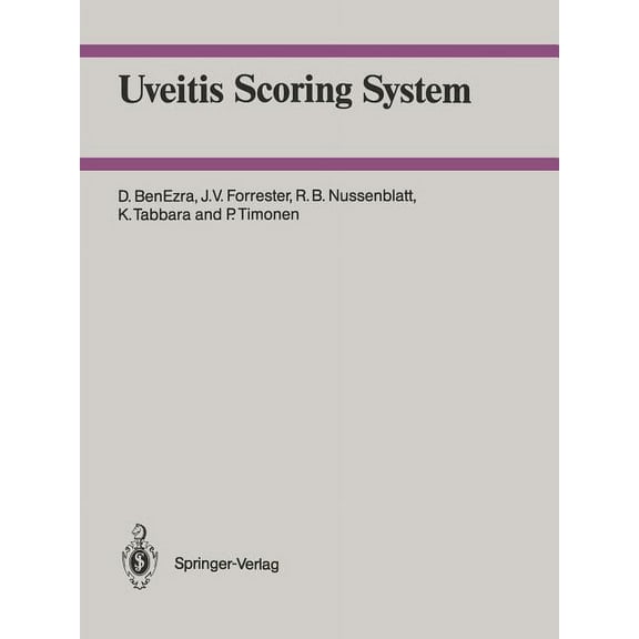 Uveitis Scoring System, (Paperback)