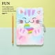 thumbnail image 4 of Diario de felpa con cerradura, cuaderno de animales de dibujos animados, lindo gato, diario difuso, cuaderno de escritura, diario personal, diario para la escuela, hogar, oficina, multicolor, 4 of 4
