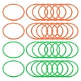 thumbnail image 1 of Anillos de Lanzar de Plástico Uxcell para Carnaval Naranja/Verde, 1 of 6